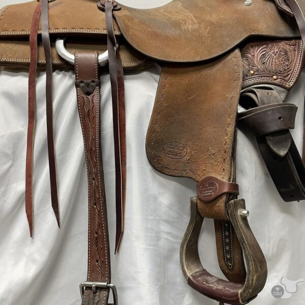 Trent Ward 16.5" Western Saddle  (Ranch Cutter) 2253 - Image 8