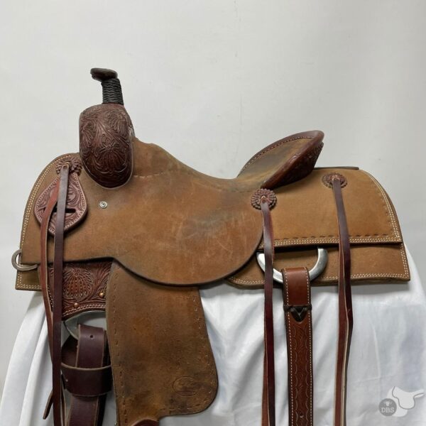 Trent Ward 16.5" Western Saddle  (Ranch Cutter) 2253