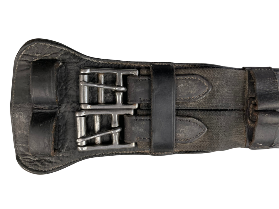 Leather Dressage Girth 27" Black