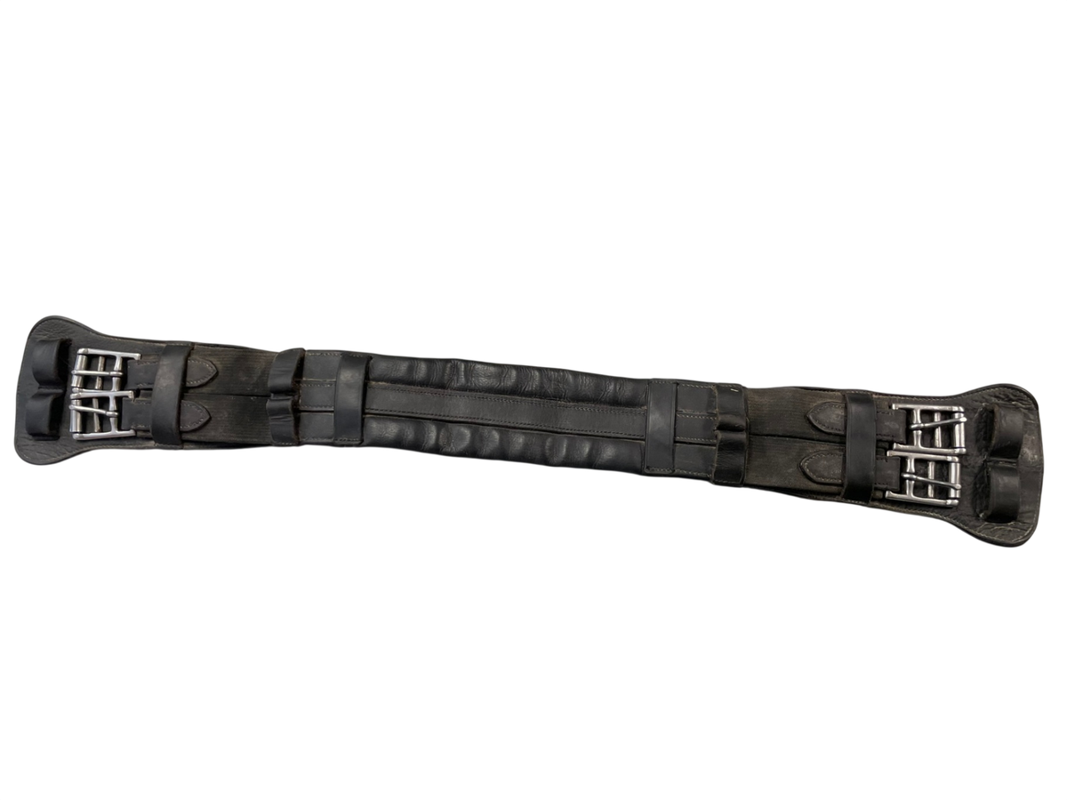 Leather Dressage Girth 27" Black