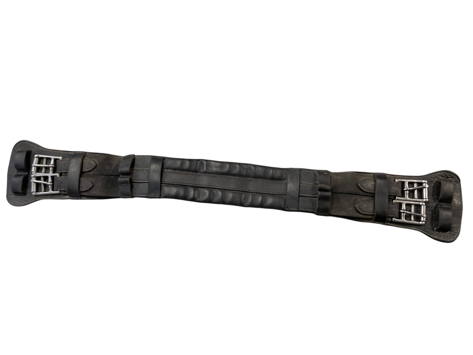 Leather Dressage Girth 27" Black