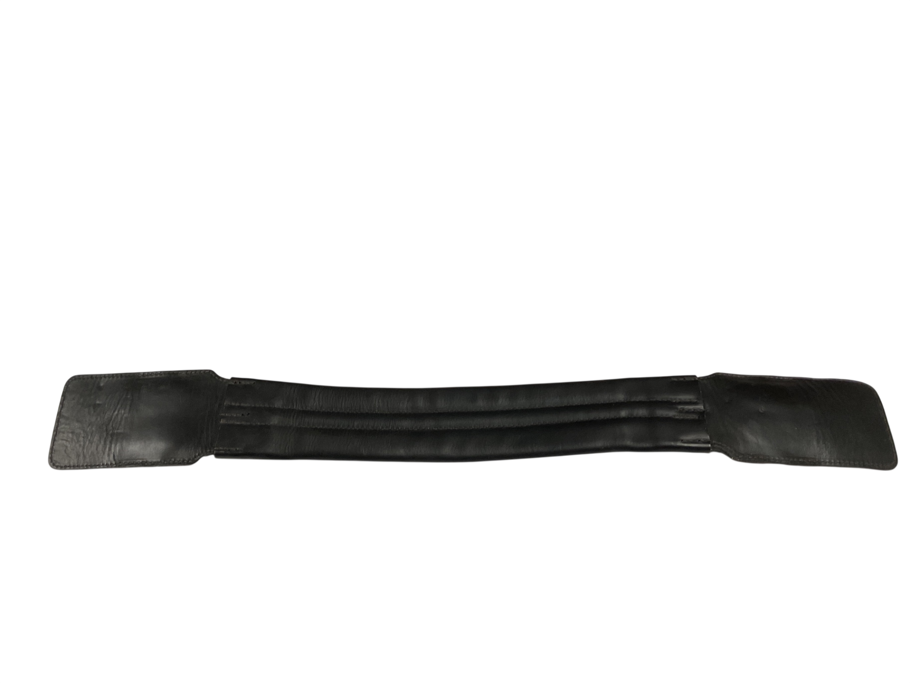 Padded Leather Dressage Girth, 28” BLK