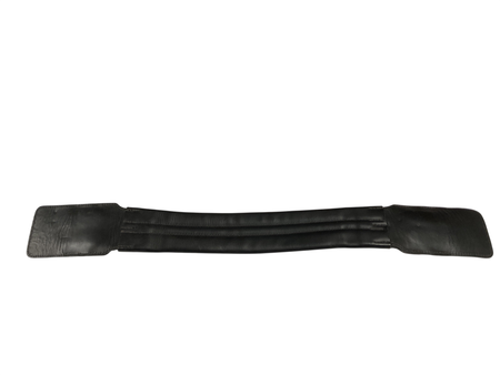 Padded Leather Dressage Girth, 28” BLK