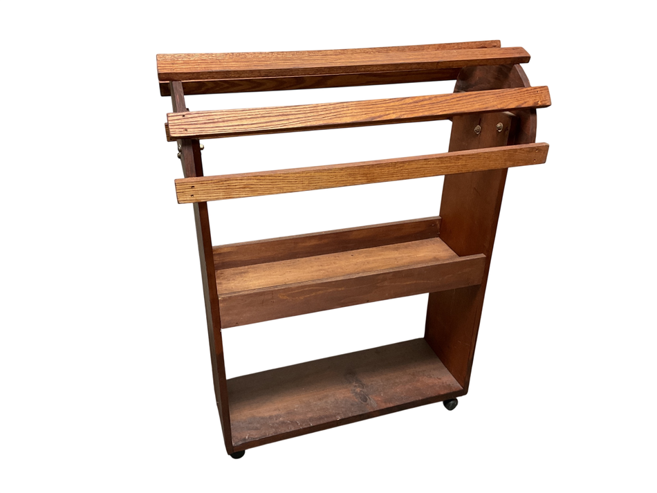 Wooden Saddle Stand, Brown