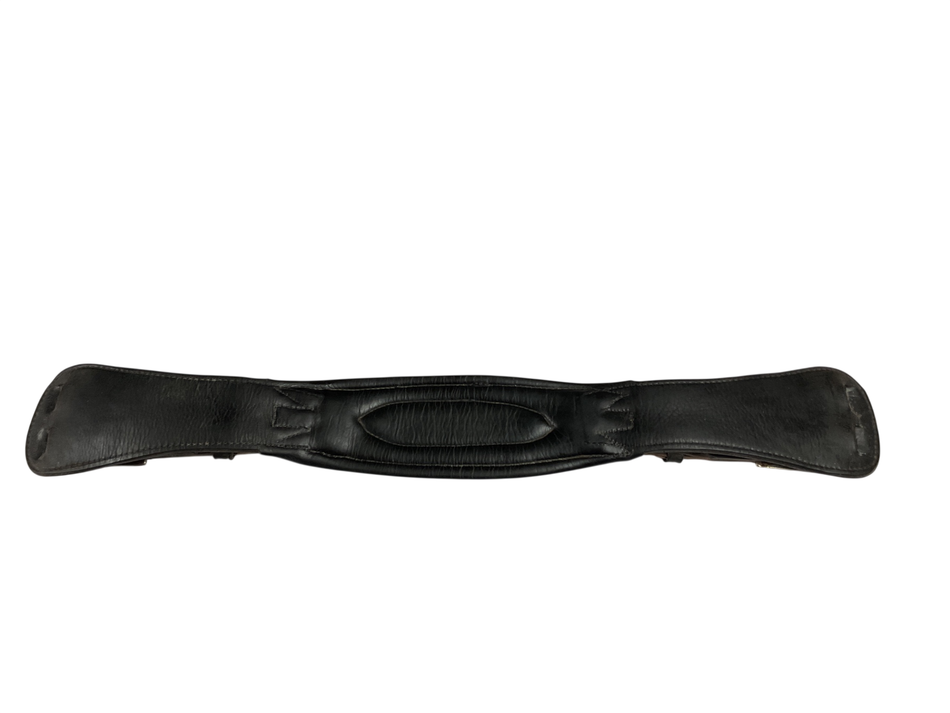 Leather Dressage Girth, 24” BLK