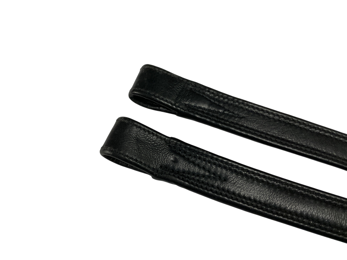 Single Strap Stirrup Leathers, 2/32” BLK