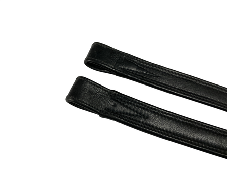 Single Strap Stirrup Leathers, 2/32” BLK