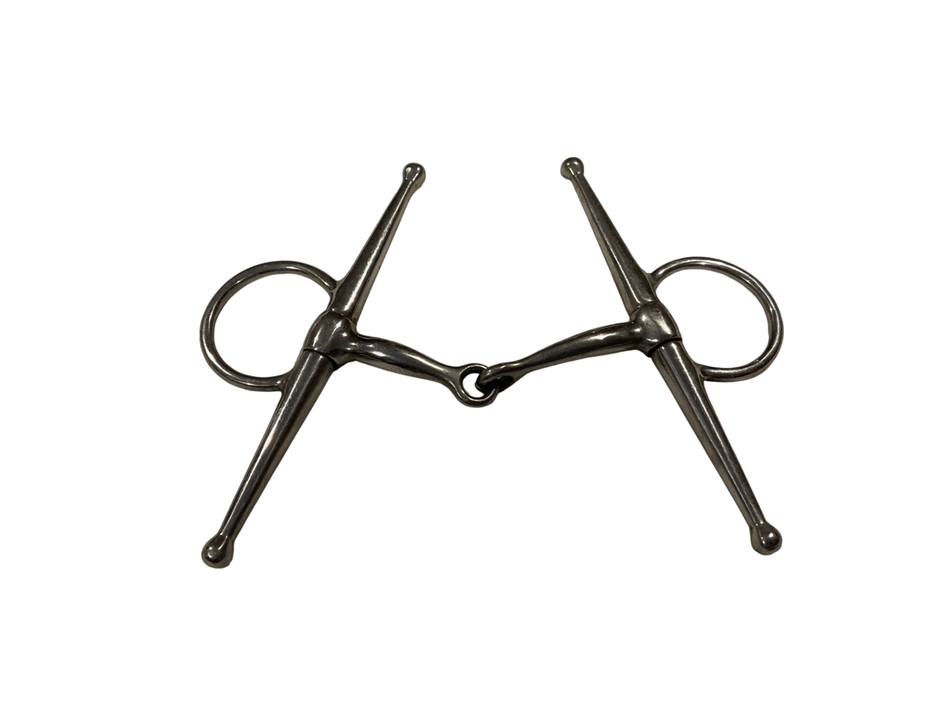 Full Cheek Single Joint Snaffle Bit 4.5”