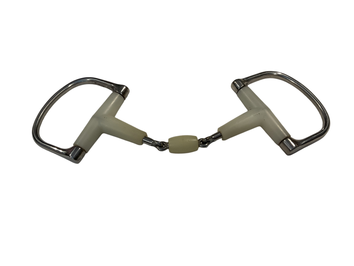 Happy Mouth Double Joint Hunter D Ring Snaffle Bit 135mm / 5 1/4”