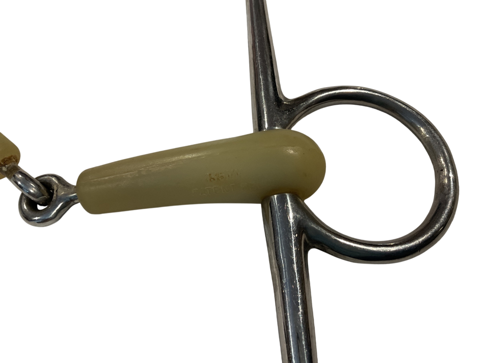 Happy Mouth Full Cheek Single Joint Snaffle Bit 5.25"