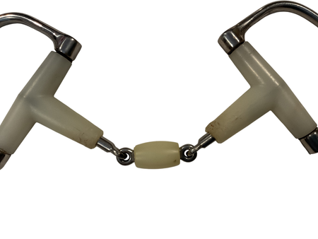 Happy Mouth Double Joint Hunter D Ring Snaffle Bit 135mm / 5 1/4”