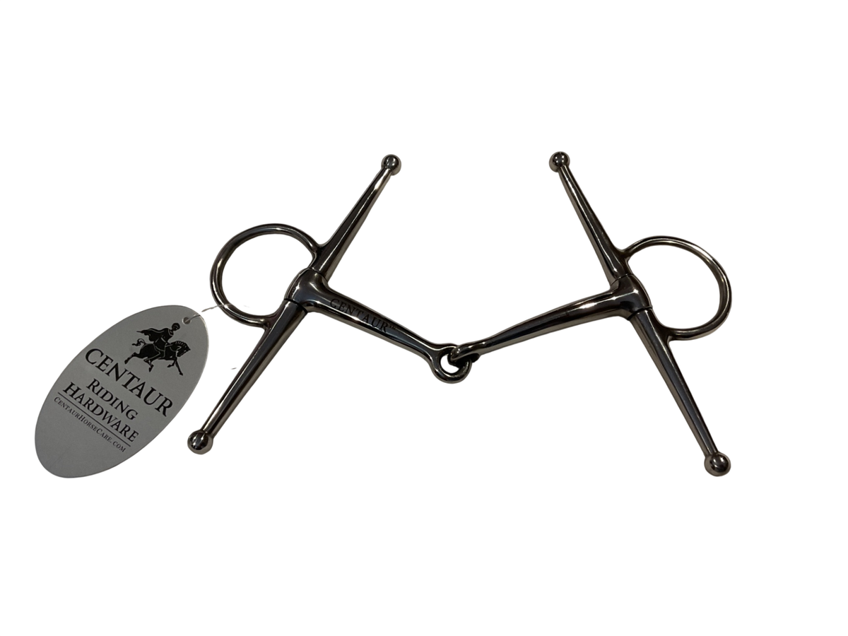 Centaur Full Cheek Single Joint Snaffle Bit 6”