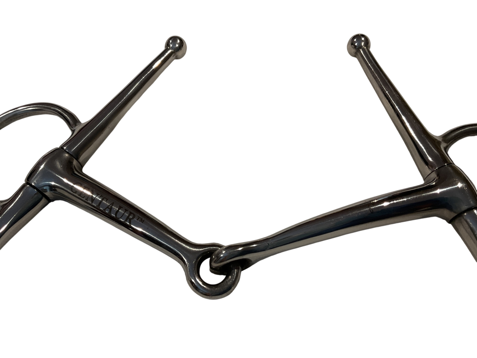 Centaur Full Cheek Single Joint Snaffle Bit 6”