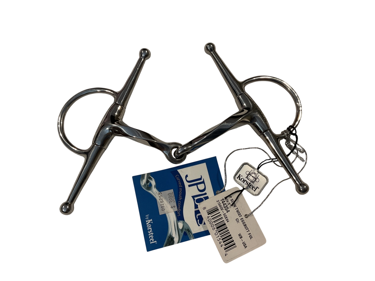 Korsteel Slow Twist Snaffle Bit 5” 