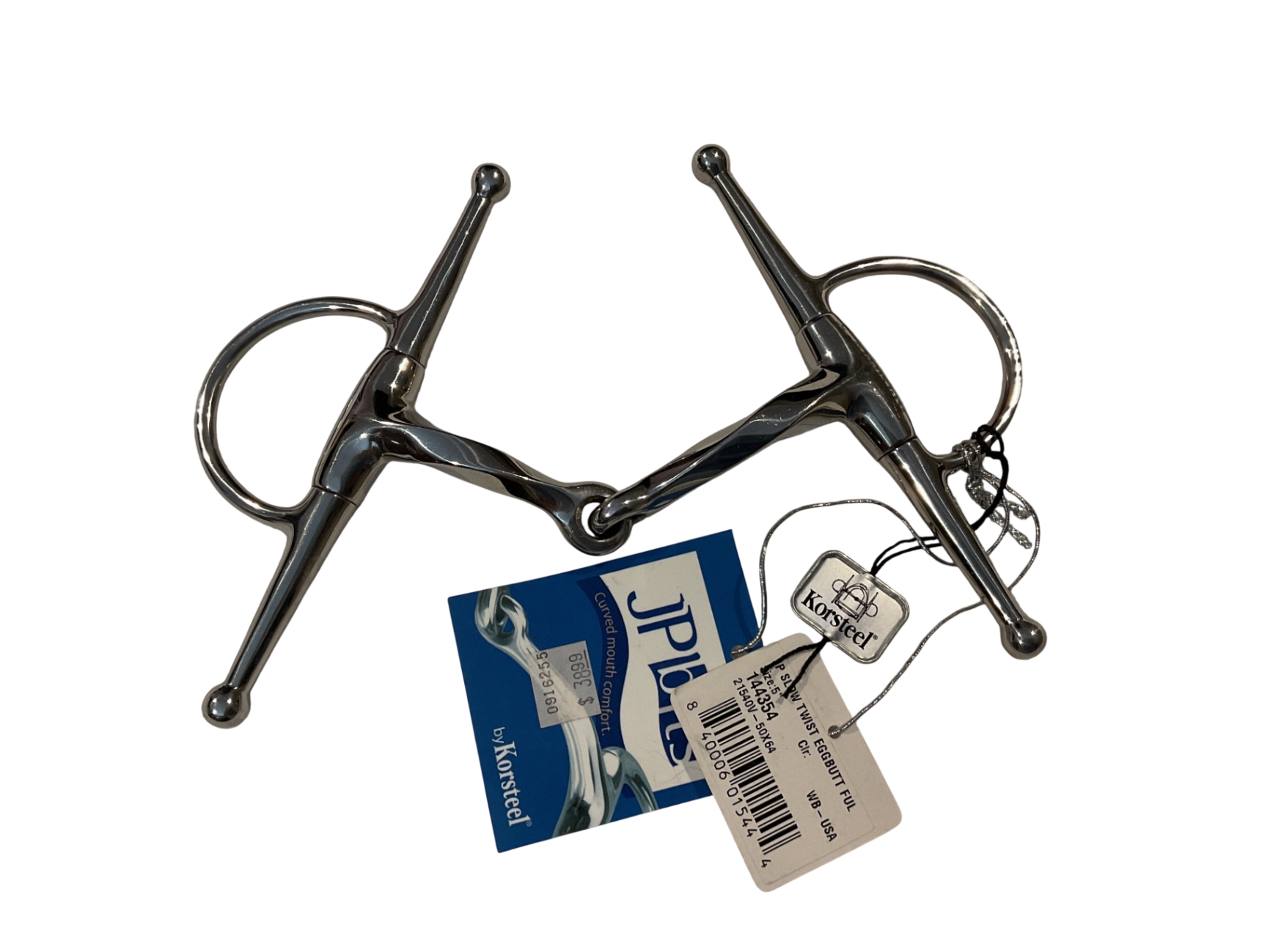 Korsteel Slow Twist Snaffle Bit 5” 