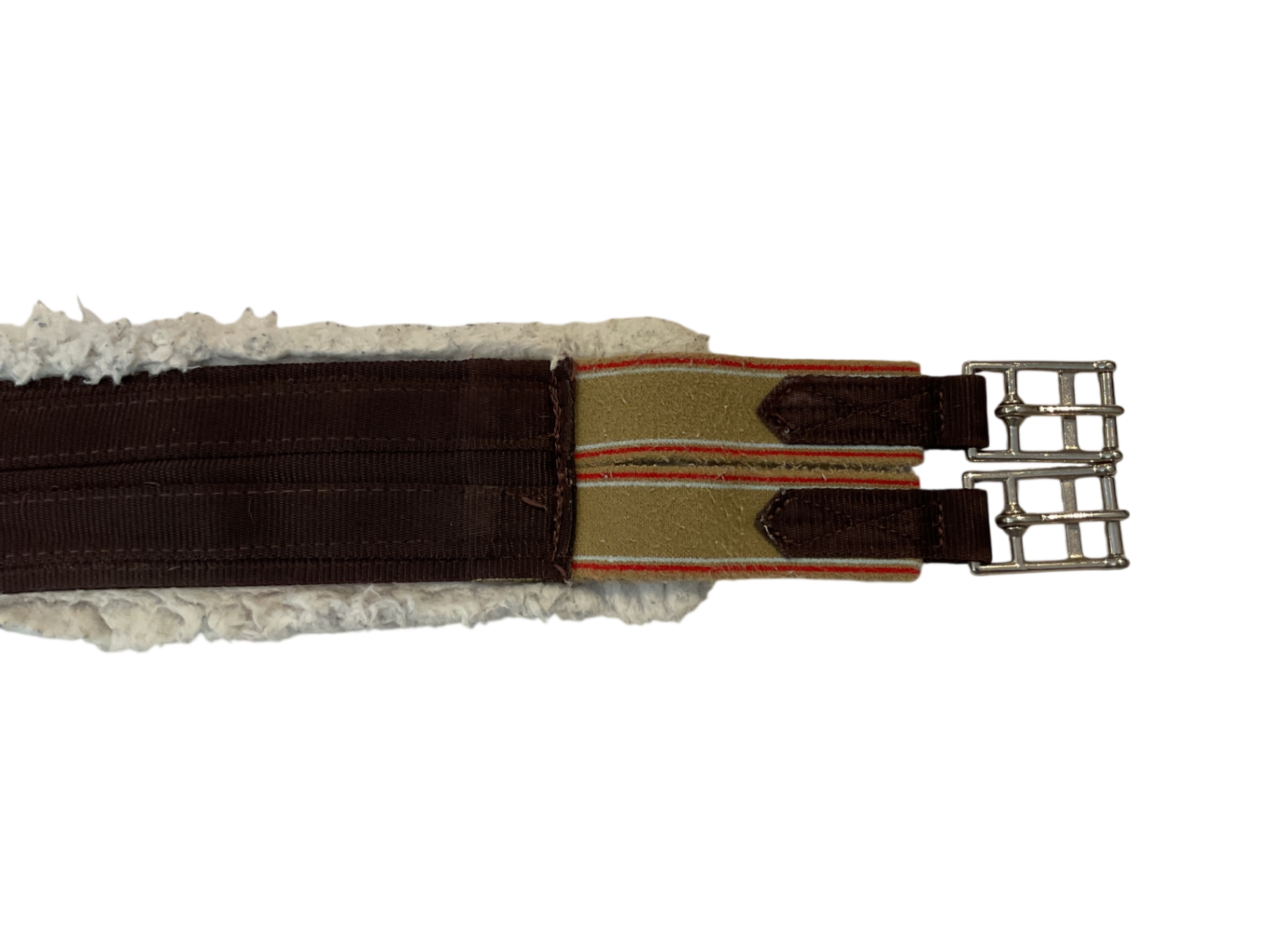 Nylon Fleece Jump Girth 46” Brown