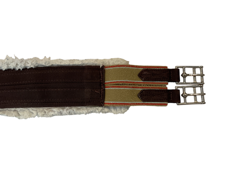 Nylon Fleece Jump Girth 46” Brown