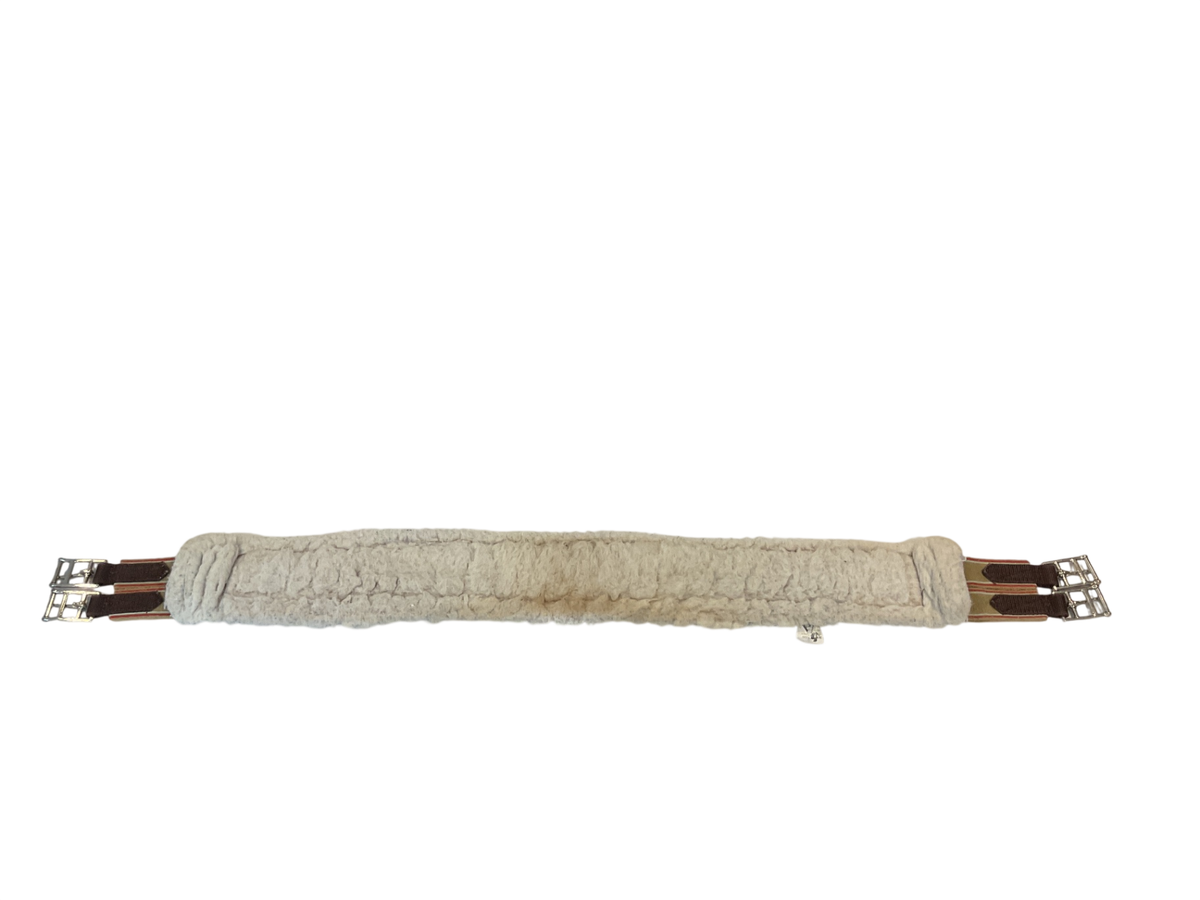 Nylon Fleece Jump Girth 46” Brown