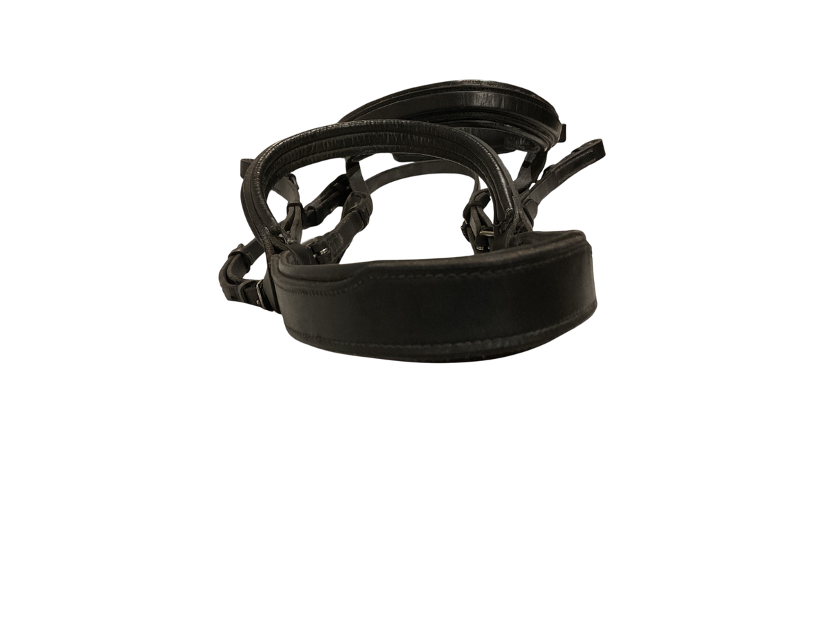 Anky Double Bridle, Full Size Black