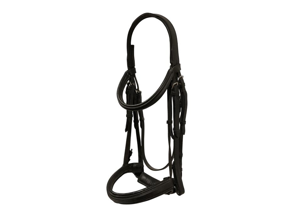 Anky Double Bridle, Full Size Black