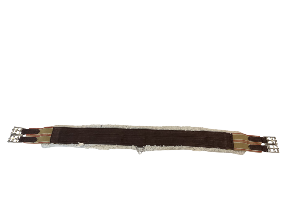 Nylon Fleece Jump Girth 46” Brown