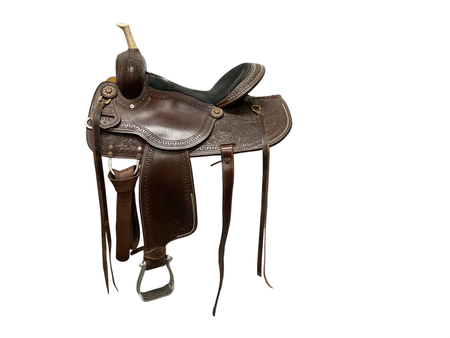 Showman Saddlery Saddle 15.5 Brown