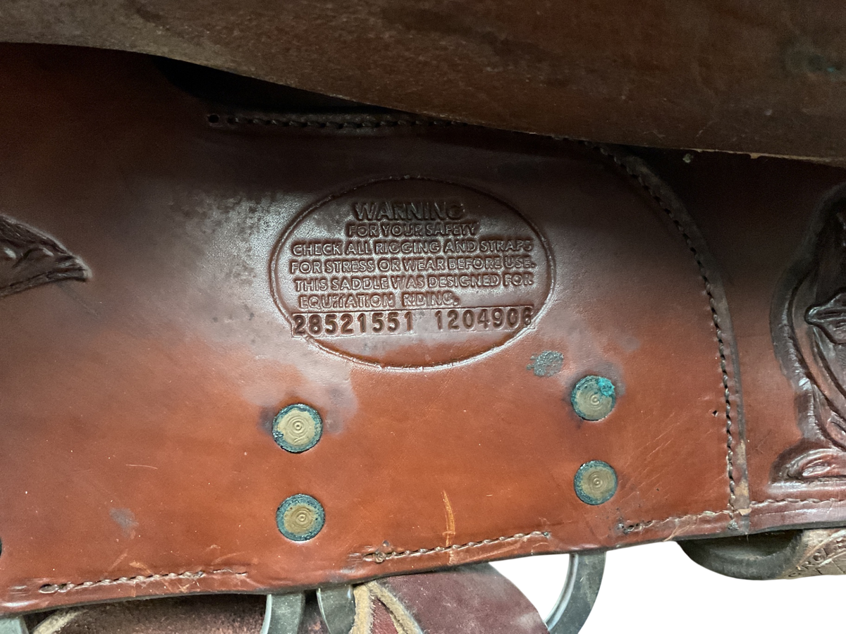 Circle Y Park & Trail Saddle with head stalls, reins & breastplate 16