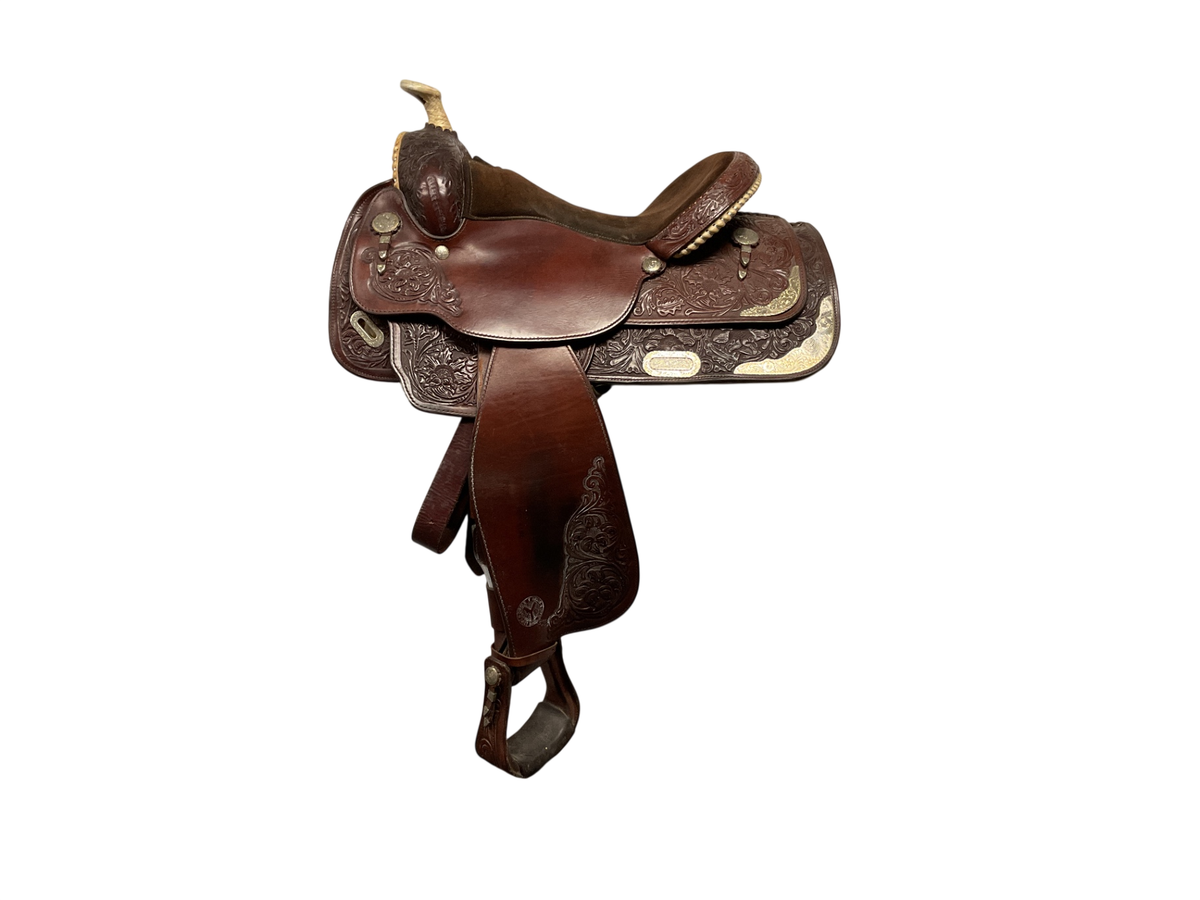 Circle Y Park & Trail Saddle with head stalls, reins & breastplate 16