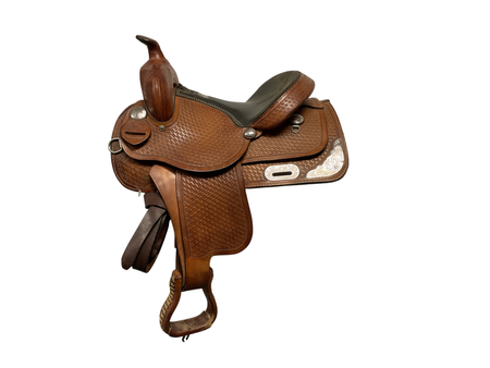 Rocking R Saddlery Equitation Western Saddle 14