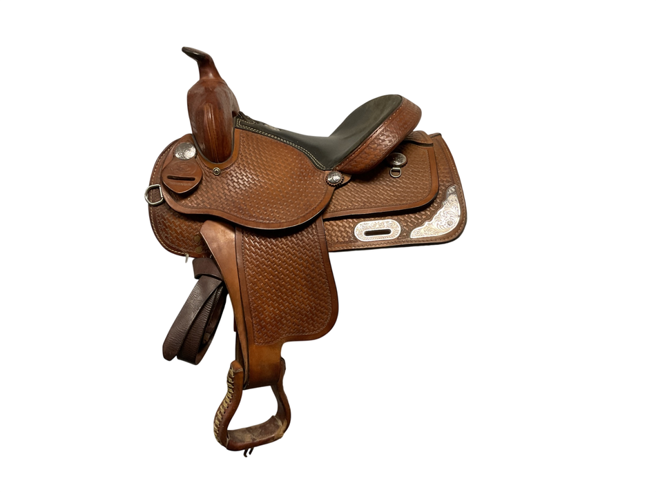 Rocking R Saddlery Equitation Western Saddle 14