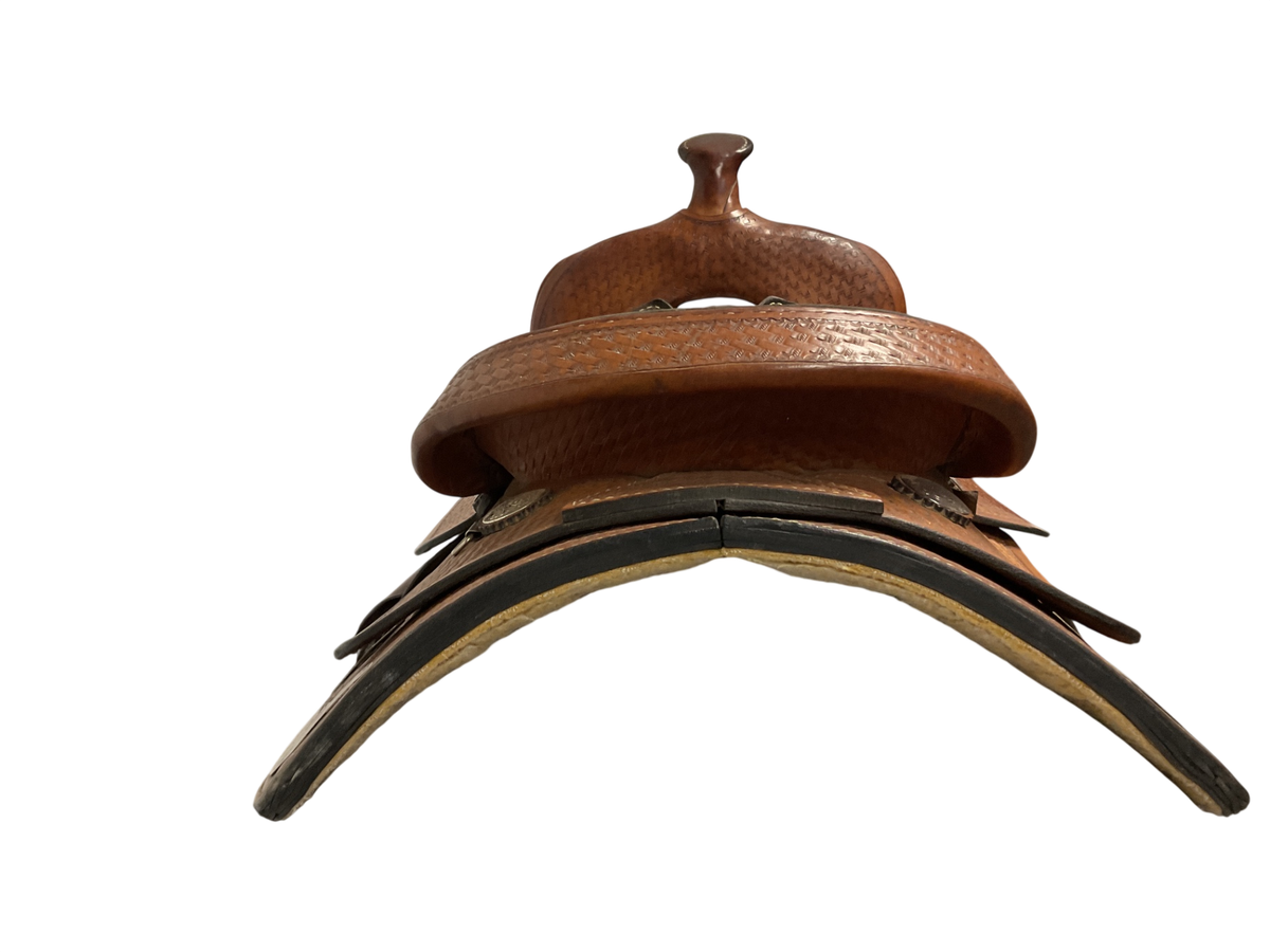 Rocking R Saddlery Equitation Western Saddle 14