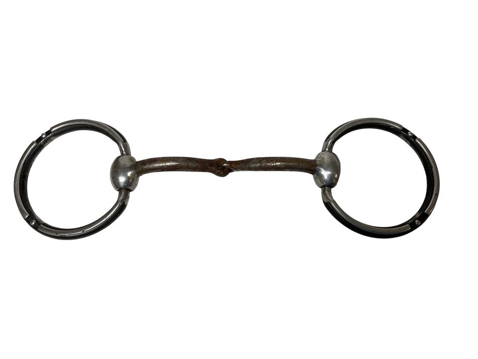 Sweet Iron Weighted Ring Eggbutt Snaffle Bit 5”