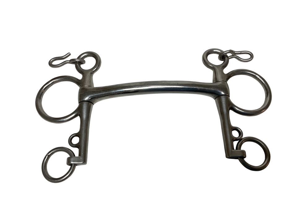 Curved Mullen Mouth Pelham Bit 5” 