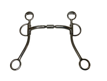 New York Tack Roller Loomis Shank Western Bit 5”