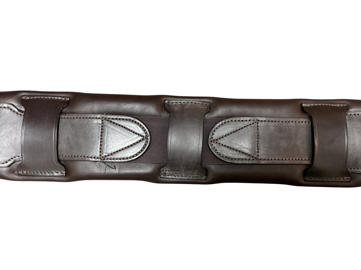 Masters Elastic Middle Short Girth 28 Dk Brown