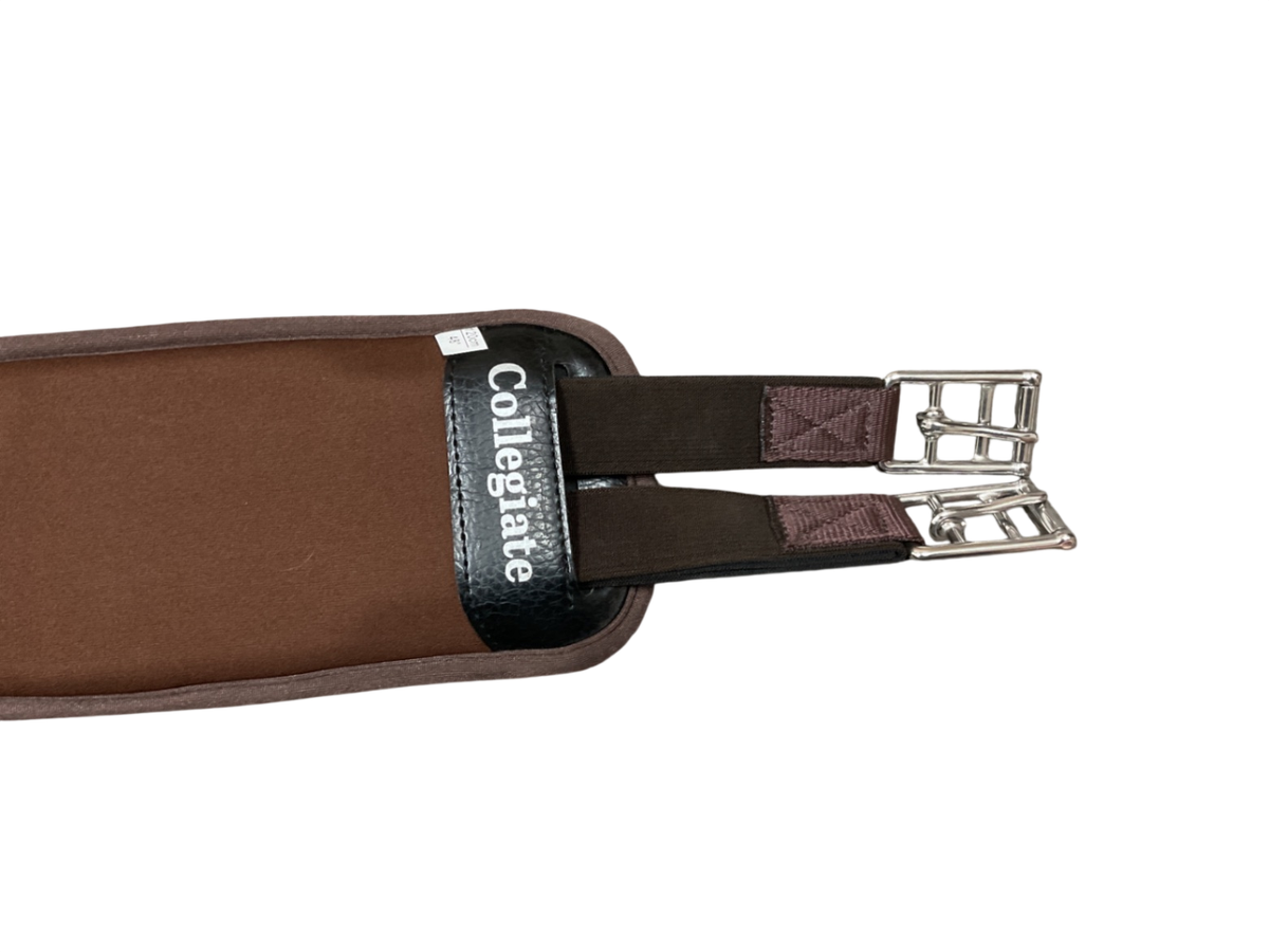 Collegiate Memory Foam Jumping Girth 48 Brown
