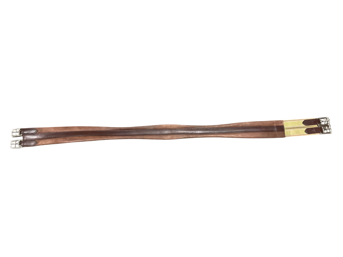 English Atherstone Jumping Girth 54 Brown
