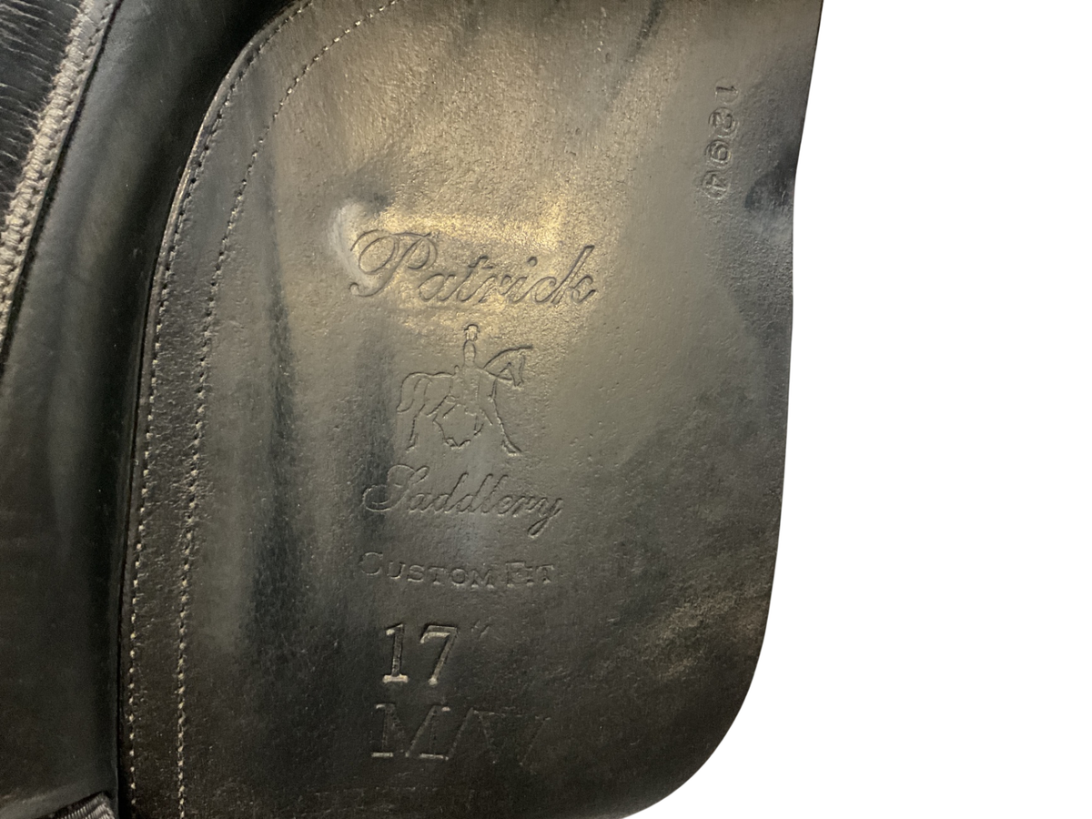 Patrick Saddlery Classic Dressage Saddle 17 MW Black