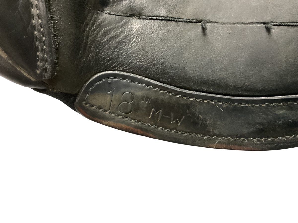 Masters Dressage Saddle 18 MW Black