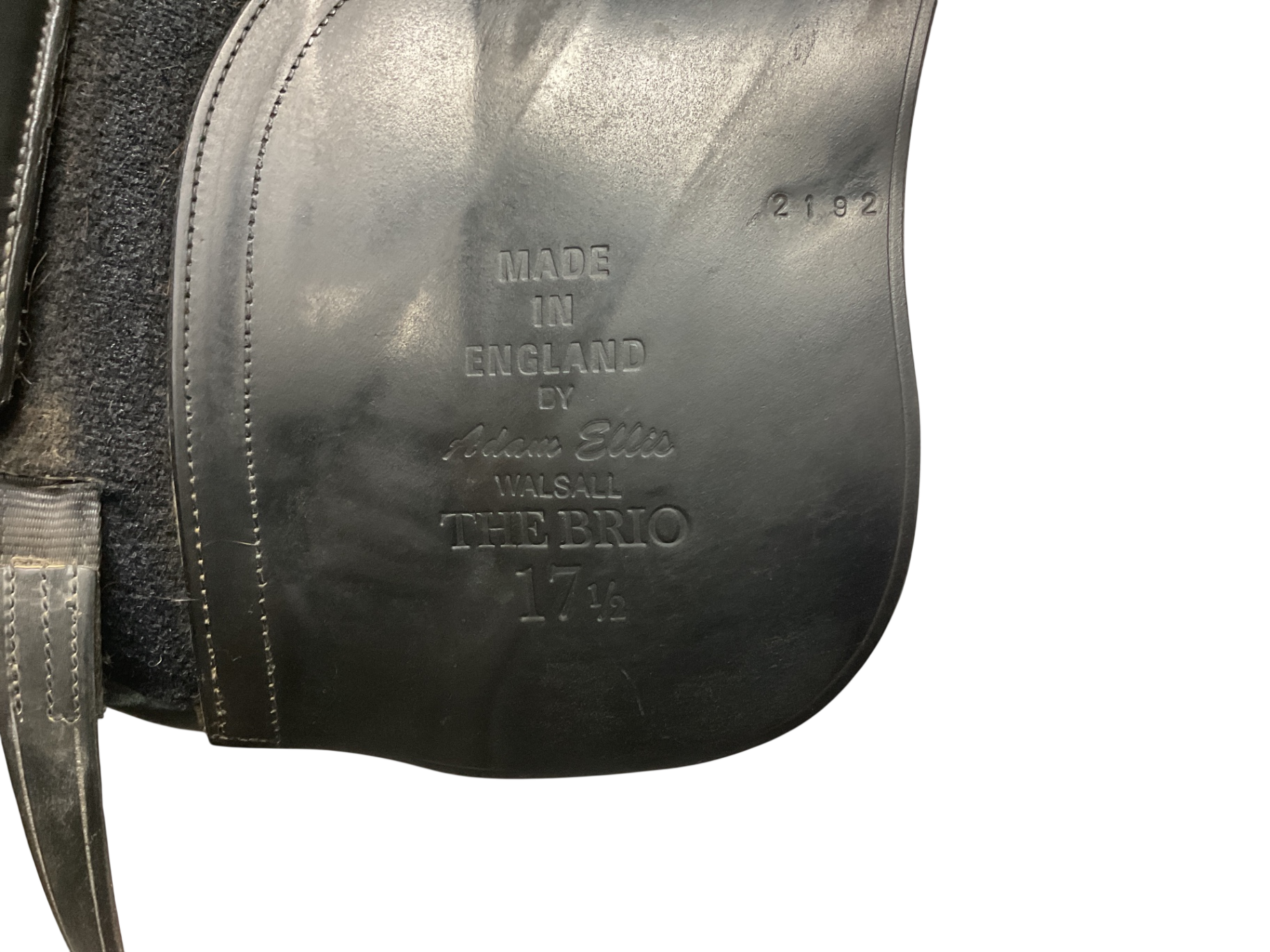 Adam Ellis Saddlery The Brio Dressage Saddle 17.5 MW Black