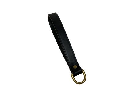 Tory Leather Girth Loop Black