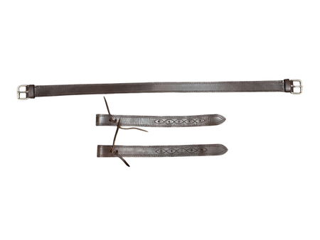 Flank Strap with 2 Billets Dark Brown
