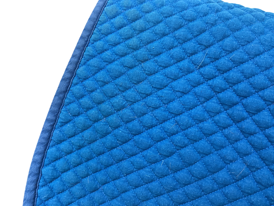 Dover Saddlery DS Mini Diamond Quilted All-Purpose Saddle Pad Blue/Black