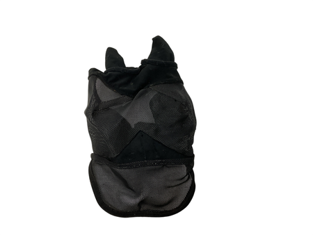 Mesh Fly Mask with Ears & Nose Cover MINI Black