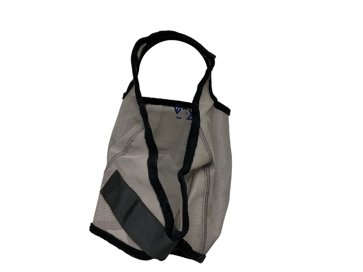 Mesh Fly Mask with Adjustable Crown Pony Gray/Black