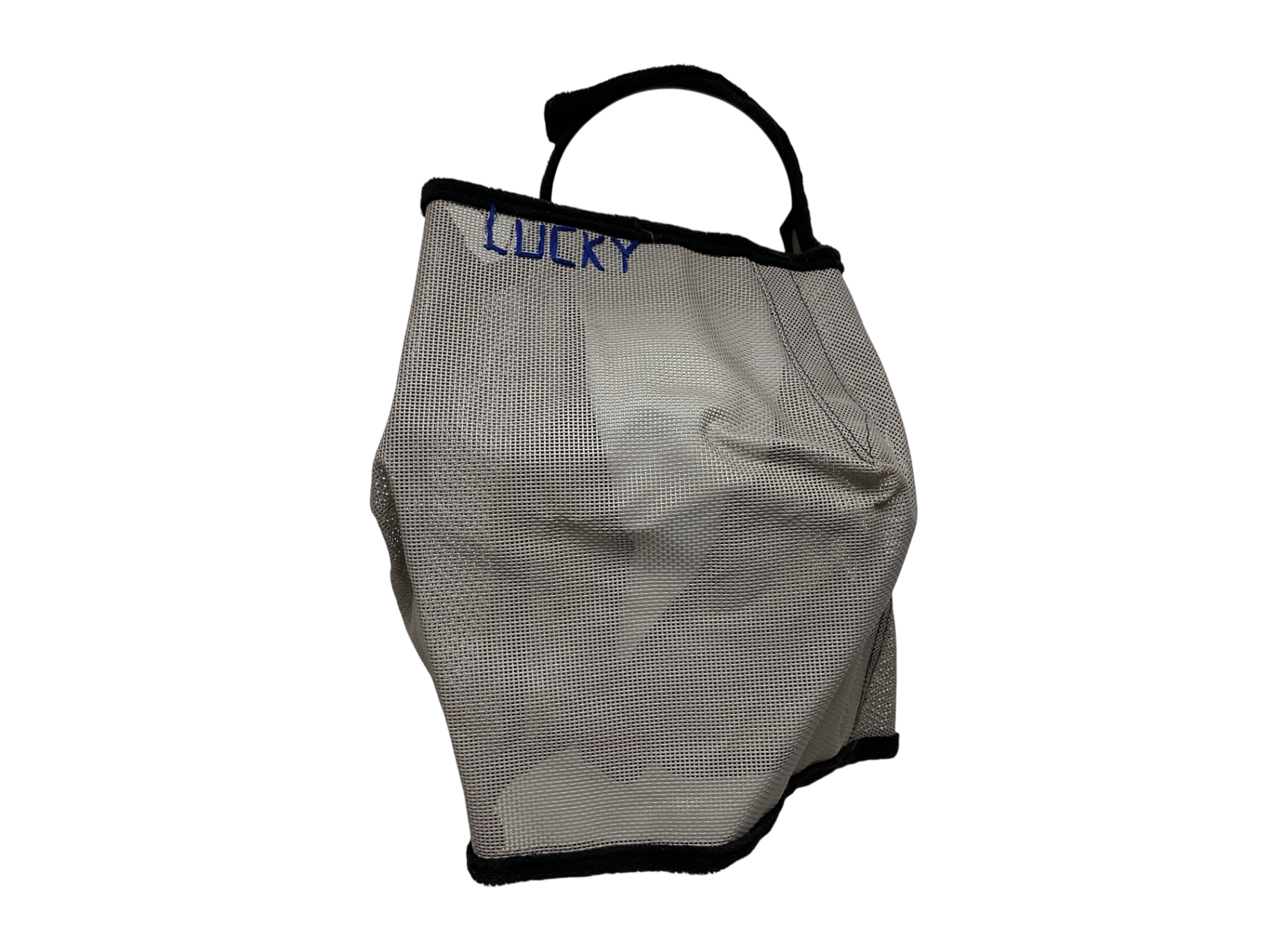 Mesh Fly Mask with Adjustable Crown Pony Gray/Black