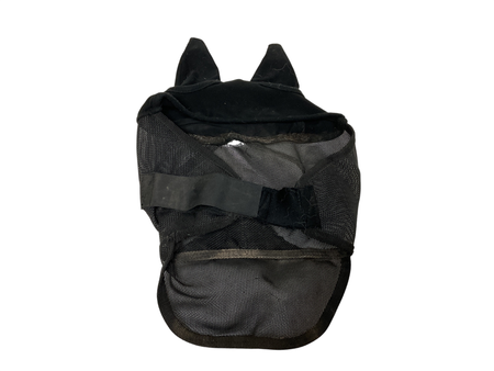 Mesh Fly Mask with Ears & Nose Cover MINI Black