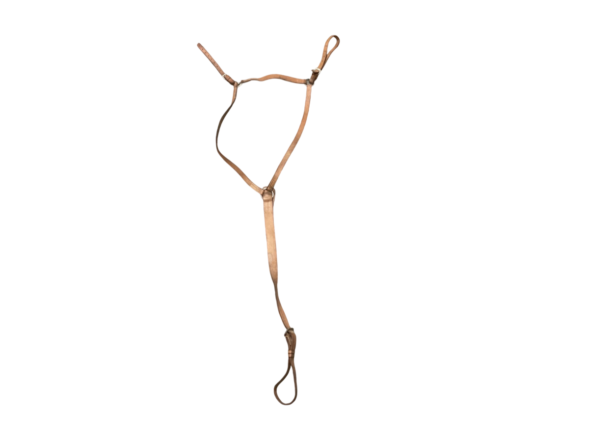 Traditional Flat Hunt Style Breastplate Pony Natural