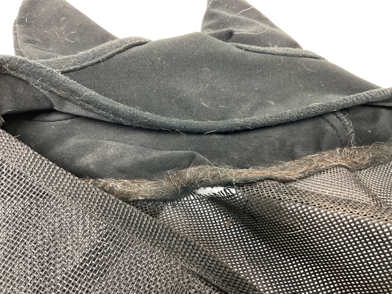 Mesh Fly Mask with Ears & Nose Cover MINI Black