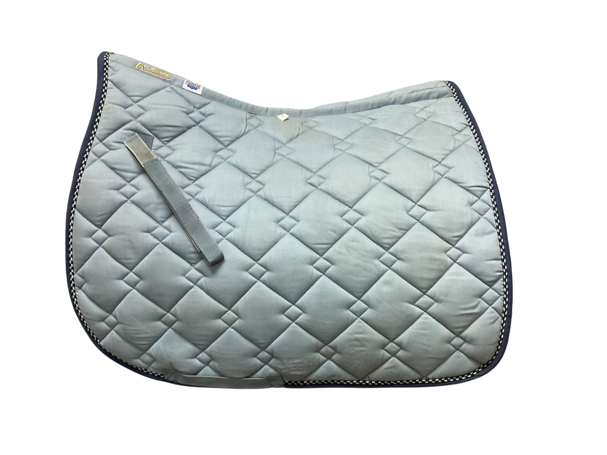 Roma Double Diamond All Pupose Saddle Pad Pad Lt Blue